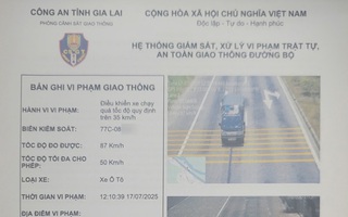 Bất ngờ về xe tải vi phạm tốc độ 21 lần trong 7 tháng ở Gia Lai