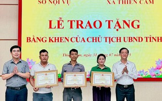 3 công dân dũng cảm tham gia ứng cứu 34 thuyền viên và du khách trong vụ chìm tàu