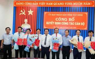 Bổ nhiệm Trưởng Ban và 5 Phó Trưởng Ban Quản lý Khu Kinh tế tỉnh Tây Ninh