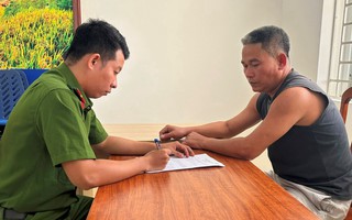 Tạm giữ hình sự tài xế xe đầu kéo chống người thi hành công vụ