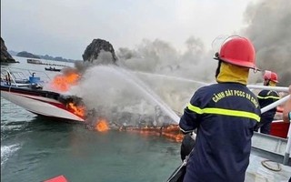 Cháy tàu chở xăng, 3 thuyền viên bị thương