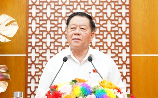 Trưởng Ban Tuyên giáo và Dân vận Trung ương Nguyễn Trọng Nghĩa làm việc tại Tây Ninh