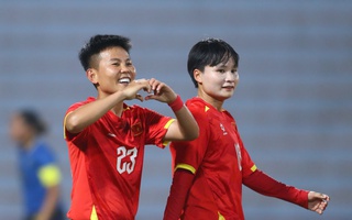 Nữ Việt Nam toàn thắng với 17 bàn để vào VCK châu Á