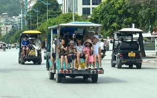 Gỡ vướng cho xe điện chở khách du lịch