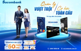 Sacombank đồng hành cùng doanh nghiệp dẫn đầu xu thế thanh toán không tiền mặt