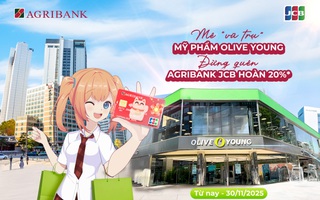 Mưa ưu đãi dành cho chủ thẻ Agribank: "Chi tiêu dễ dàng - Nhận hoàn liền tay cùng Agribank"
