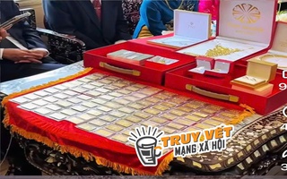 Cô dâu ở Cần Thơ nhận sính lễ 100 lượng vàng gây "bão" mạng xã hội
