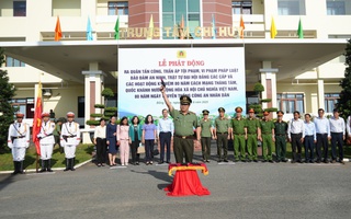 Những hình ảnh tại lễ ra quân trấn áp tội phạm ở Đồng Tháp