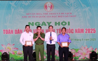 Đồng Tháp long trọng tổ chức Ngày hội Toàn dân bảo vệ an ninh Tổ quốc