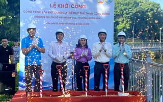 TP HCM: Phường Xuân Hòa khởi công công trình thể dục thể thao công cộng