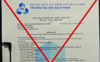 Trường ĐH Bách khoa TP HCM phát cảnh báo học bổng lừa đảo mạo danh trường