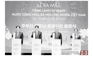 Báo in ngày 14-8: Chương mới tươi sáng quan hệ Việt Nam - Hàn Quốc