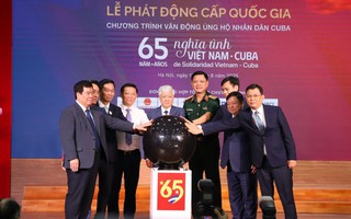 Việt Nam phát động chương trình ủng hộ nhân dân Cuba