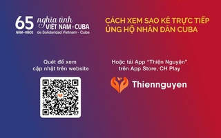 Cách xem sao kê ủng hộ nhân dân Cuba