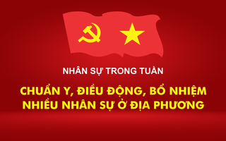 Chuẩn y, bổ nhiệm 3 nhân sự