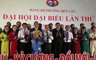 Ông Nguyễn Trọng Ân giữ chức Bí thư Đảng ủy phường Bến Cát, TP HCM