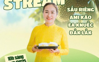 Nữ Bí thư xã xinh đẹp sẽ livestream bán sầu riêng cùng nông dân