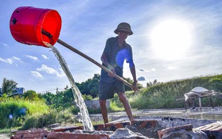 Nghề mưu sinh kỳ lạ giữa trời nắng chang chang