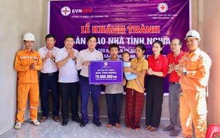 Ngành điện góp sức xây dựng nhà tình nghĩa cho hộ nghèo ở Quảng Trị