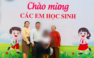 Bé gái có hoàn cảnh đặc biệt, kịp vào lớp 1 nhờ phường Tân Định, TP HCM
