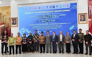 CT Group ký Ghi nhớ hợp tác với Bộ Kế hoạch Phát triển Quốc gia Indonesia