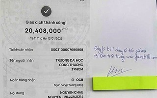 Cảnh báo thủ đoạn làm giả bill chuyển tiền, căn cước công dân