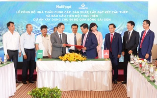 Nutifood công bố nhà thầu cung cấp, sản xuất, lắp đặt kết cấu thép dự án cầu đi bộ