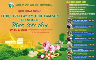 Lâm Sơn tổ chức Lễ hội trái cây, ẩm thực lần thứ I chào mừng Quốc khánh