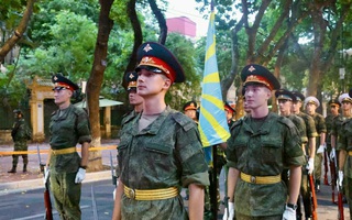 Russian service members joined second full rehearsal for A80 parade