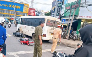 Vụ xe khách “lùa” hàng loạt xe máy ở Đồng Nai: Xác định nguyên nhân ban đầu