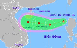 Áp thấp nhiệt đới hình thành trên Biển Đông, giật cấp 8