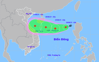 Tin mới về áp thấp nhiệt đới trên Biển Đông
