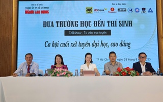 Talkshow- tư vấn: Cơ hội cuối xét tuyển đại học-cao đẳng