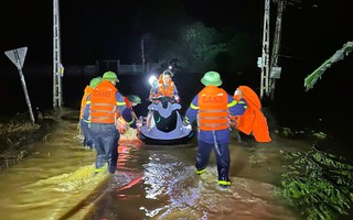 Bác thông tin công an từ chối giúp dân trong mưa bão số 5