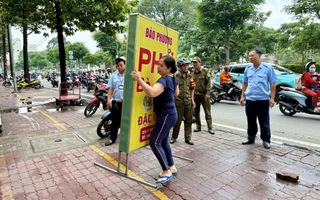 Phường Diên Hồng ra quân lập lại trật tự đô thị