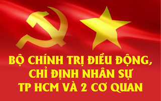 Infographic: Bộ Chính trị điều động, chỉ định nhân sự TP HCM và 2 cơ quan