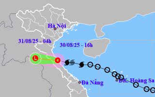 Bão số 6 suy yếu thành áp thấp nhiệt đới, đổ bộ Bắc Quảng Trị- Nam Hà Tĩnh, cảnh báo mưa lớn