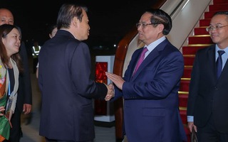 Thủ tướng Phạm Minh Chính tới Thiên Tân, bắt đầu chuyến công tác tại Trung Quốc