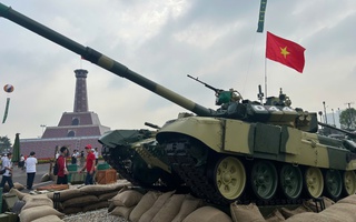 Cận cảnh xe tăng T-90S hiện đại nhất của Binh chủng Tăng thiết giáp