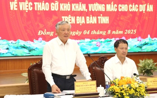 Phó Thủ tướng Thường trực làm việc với tỉnh Đồng Nai, tháo gỡ khó khăn, vướng mắc cho các dự án