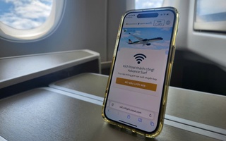 Hành khách đã có thể lướt Internet khi đang bay