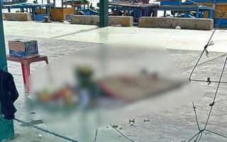 Một người đàn ông tử vong trước cơ sở thu mua hải sản tại cảng cá La Gi