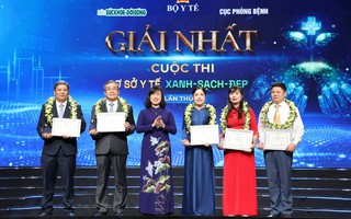 5 cơ sở y tế giành giải nhất cuộc thi "xanh - sạch - đẹp"