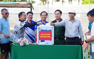 CLB Tennis Trung đoàn Gia Định: Khi trái tim lan tỏa yêu thương cùng những đường bóng