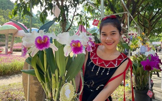 Ngắm kiệt tác thiên nhiên hoa lan mùa hạ tại Khánh Hòa