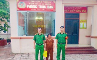 Công an giúp người phụ nữ đi lạc 500 km trong hơn 2 tháng về với gia đình