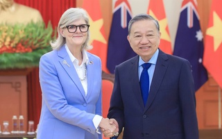 Tổng Bí thư Tô Lâm tiếp Toàn quyền Úc Sam Mostyn