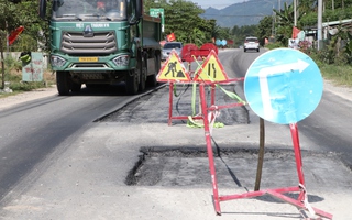 Đường 1.800 tỉ có Tập đoàn Thuận An thi công ở Đà Nẵng mới thảm nhựa đã hỏng