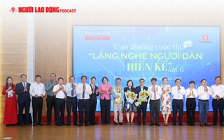 Điểm đặc biệt tại Lễ trao giải "Lắng nghe người dân hiến kế" lần 6