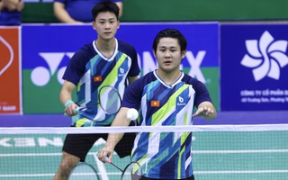 Đình Hoàng, Đình Mạnh làm nên lịch sử cho đôi nam cầu lông tại Vietnam Open